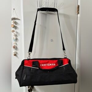 Craftsman Black and Red Duffel Bag